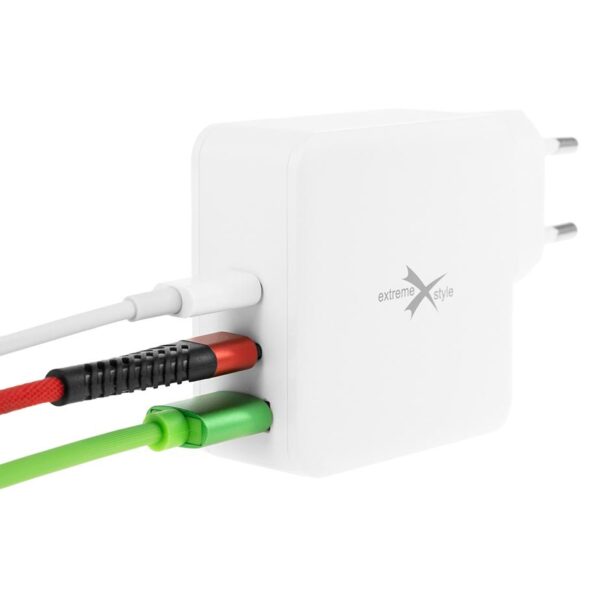 Travel charger eXtreme® 2 x USB typ-C + USB - PD QC - 65W - TC65CCU