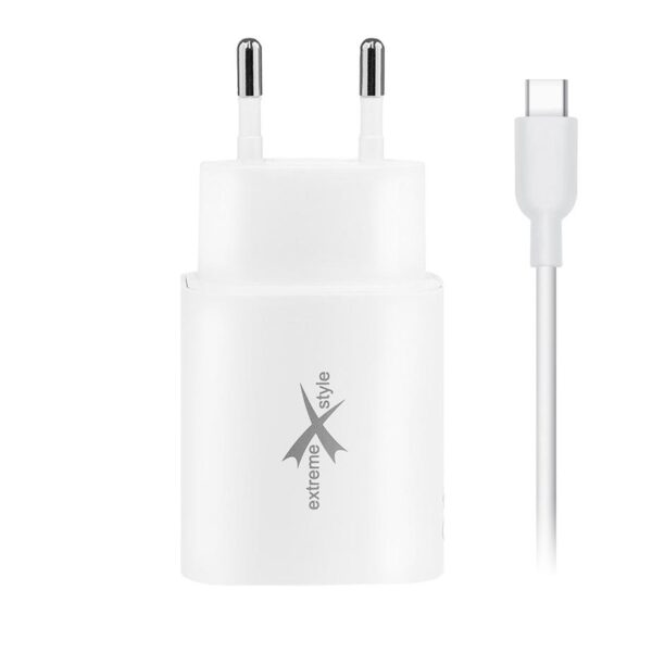 Travel charger eXtreme® USB Typ-C + cable USB Typ-C - PD - 35W - TC35C+CC