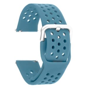 Pasek silikonowy S08 - atramentowy - 22 mm