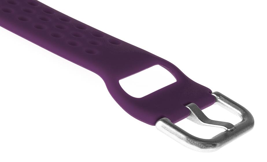 Pasek silikonowy S08 - fioletowy - 22 mm