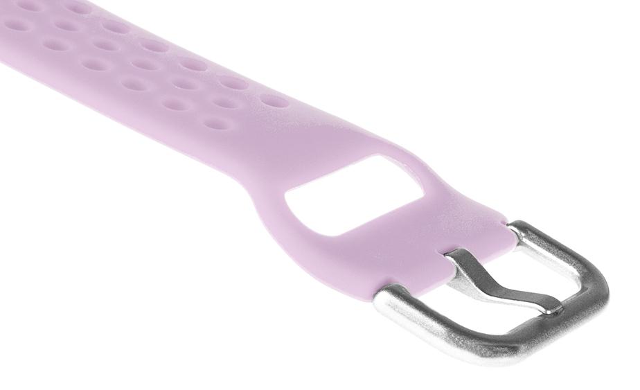 Pasek silikonowy S08 - jasnofioletowy - 20 mm