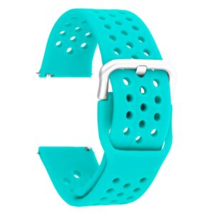 Pasek silikonowy S08 - miętowy - 20 mm