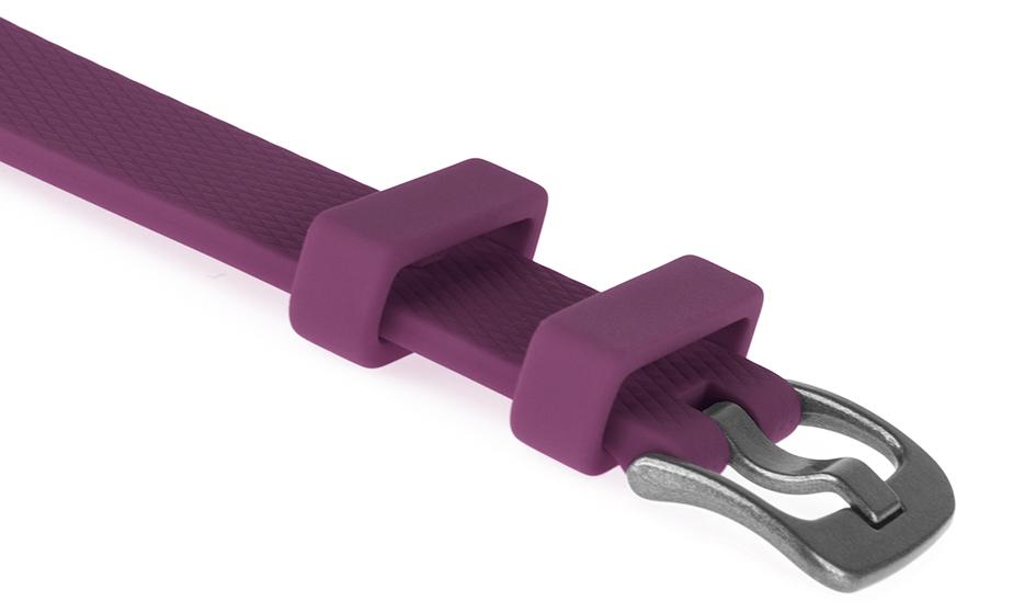 Pasek silikonowy S07 - fioletowy - 18 mm