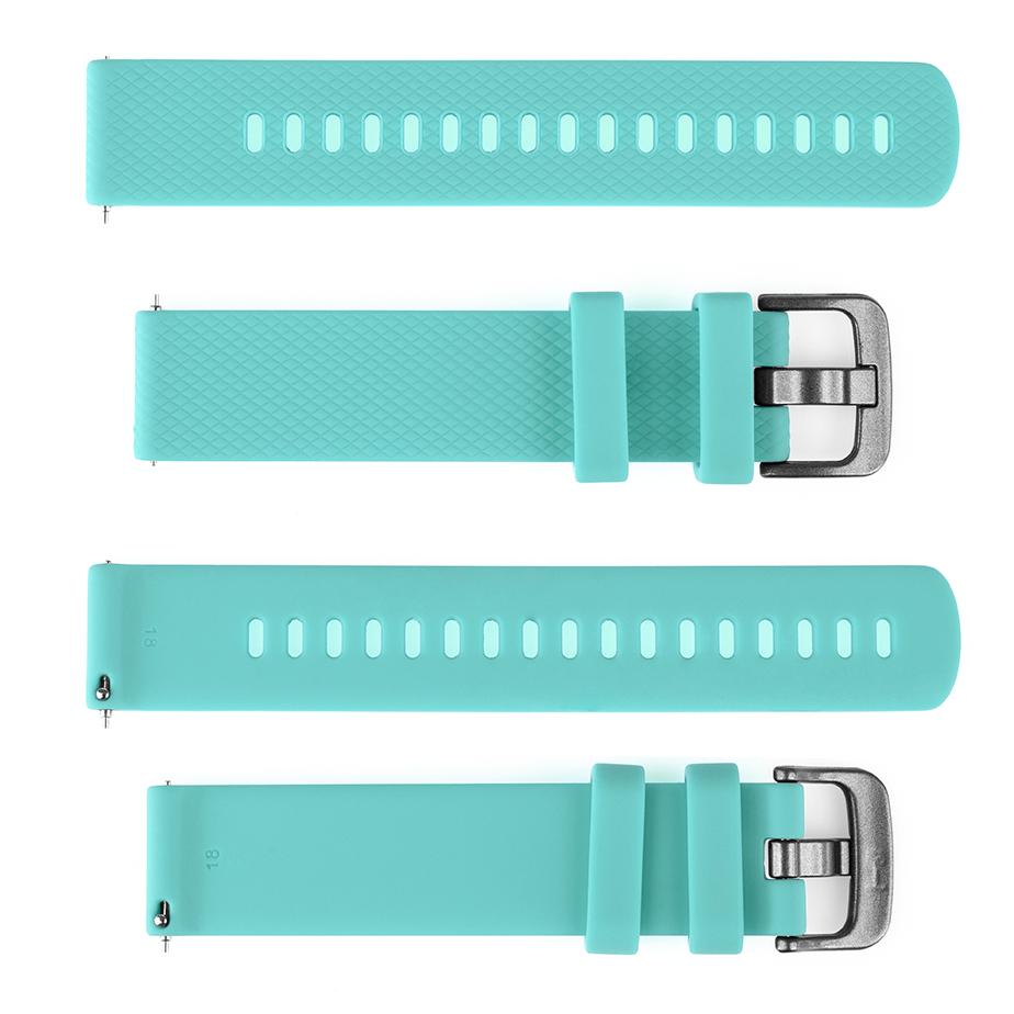 Pasek silikonowy S07 - miętowy - 20 mm