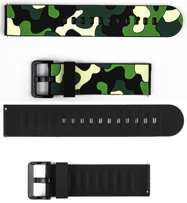 Pasek silikonowy Z01 - model 4 - 22 mm