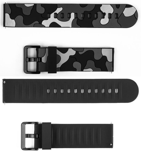 Pasek silikonowy Z01 - model 5 - 22 mm