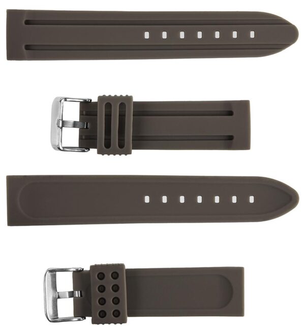 Pasek silikonowy Z05 - ciemnoszary - 22 mm