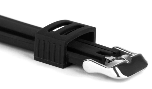 Pasek silikonowy Z05 - czarny - 22 mm