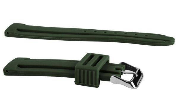 Pasek silikonowy Z05 - khaki - 24 mm