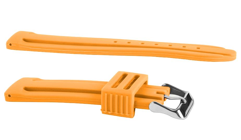 Pasek silikonowy Z05 - pomarańczowy - 22 mm