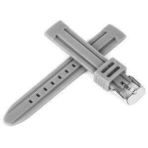Pasek silikonowy Z05 - szary - 22 mm
