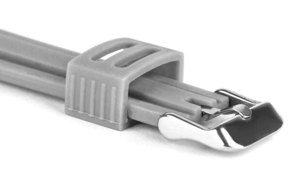 Pasek silikonowy Z05 - szary - 22 mm