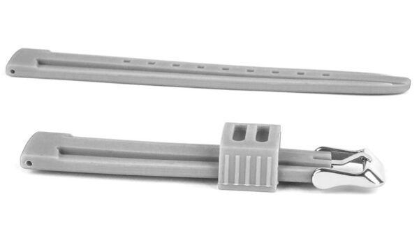Pasek silikonowy Z05 - szary - 22 mm