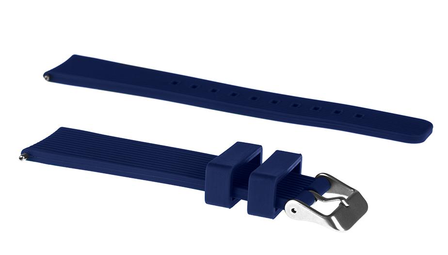 Pasek silikonowy Z07 - granatowy - 20 mm
