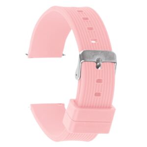 Pasek silikonowy Z07 - różowy - 20 mm