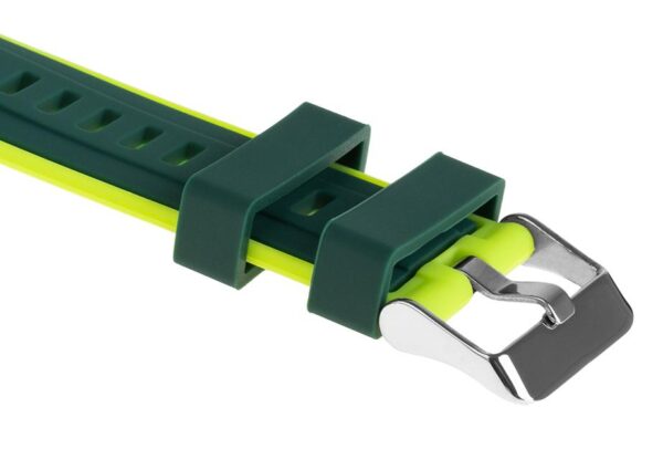 Pasek silikonowy Z08 - zielono-limonkowy - 22 mm