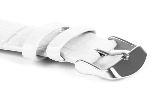 Leather strap C1 - white - 14 mm