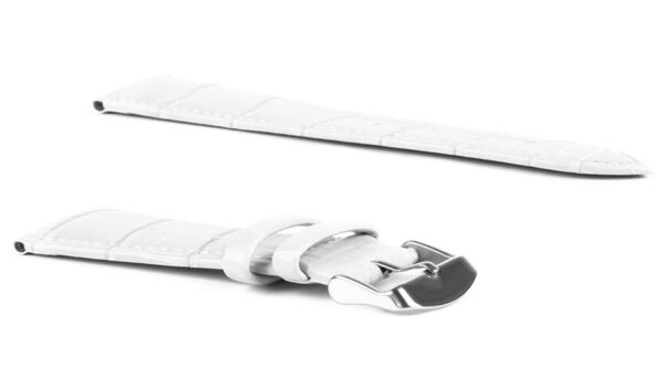 Leather strap C1 - white - 14 mm