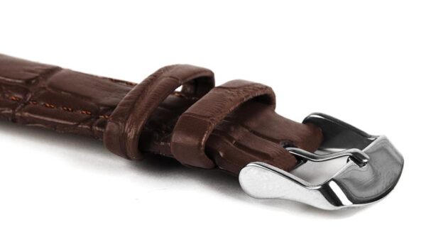 Leather strap C1 - dark brown - 16 mm