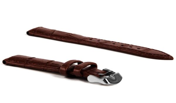 Leather strap C1 - dark brown - 26 mm