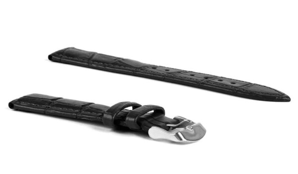 Leather strap C1 - black - 24 mm
