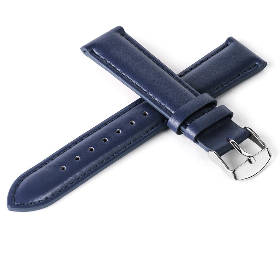 Pasek skórzany C10 - granatowy - 10 mm