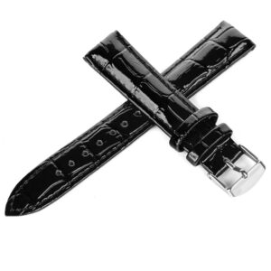 Pasek skórzany C11 - czarny - 20 mm