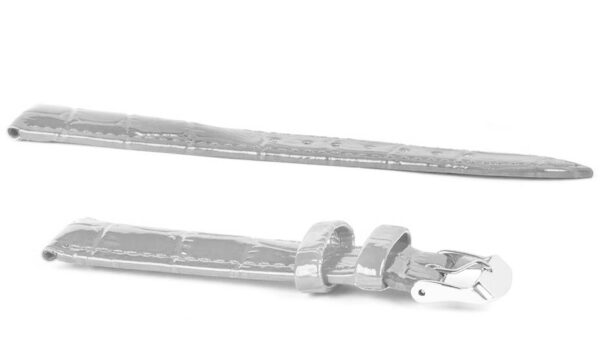 Pasek skórzany C11 - szary - 14mm