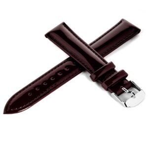Pasek skórzany C12 - ciemny brąz - 10 mm