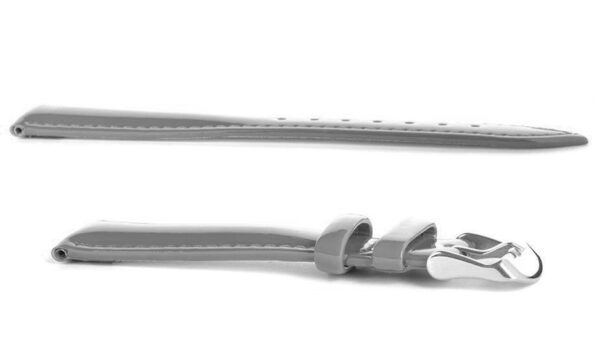 Pasek skórzany C12 - szary - 14 mm