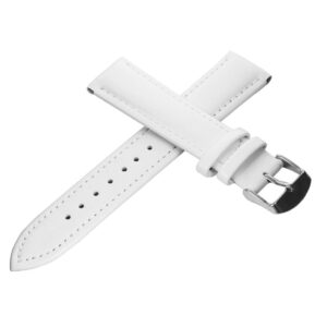 Leather strap C2 - white - 16 mm