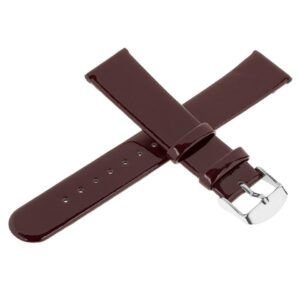Pasek skórzany C20 - ciemny brąz - 22 mm