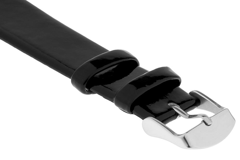 Pasek skórzany C20 - czarny - 16 mm