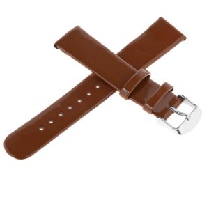 Pasek skórzany C20 - jasny brąz - 22 mm