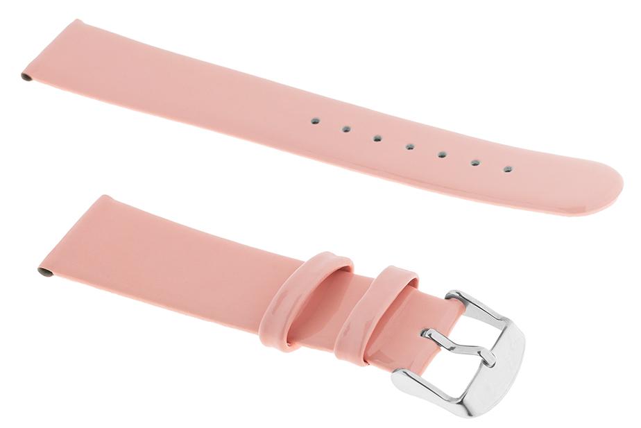 Pasek skórzany C20 - różowy - 14 mm