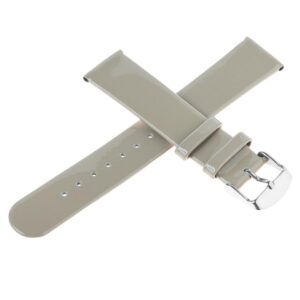 Pasek skórzany C20 - szary - 12 mm