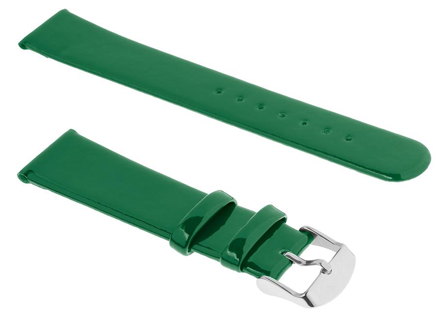 Pasek skórzany C20 - zielony - 12 mm