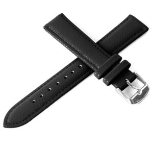 Pasek skórzany C3 - czarny - 14 mm