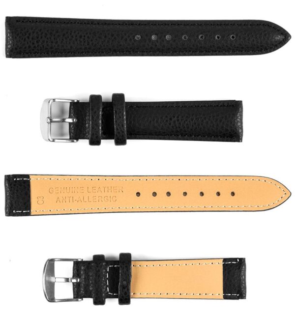 Pasek skórzany C3 - czarny - 14 mm