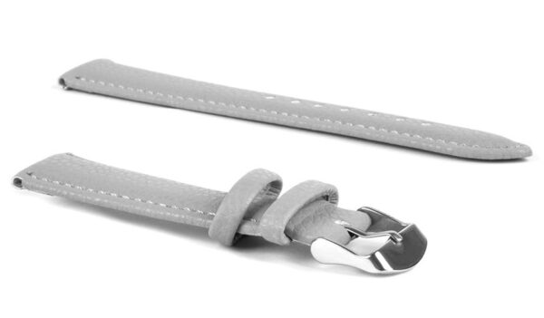 Pasek skórzany C3 - szary - 12 mm