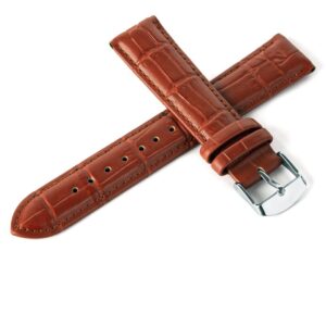 Pasek skórzany C4 - jasny brąz - 12 mm