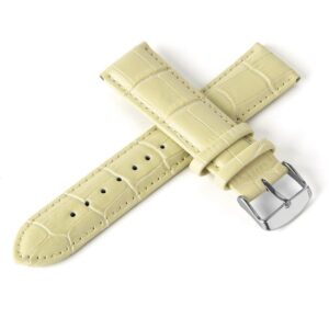 Pasek skórzany C4 - kremowy - 20 mm