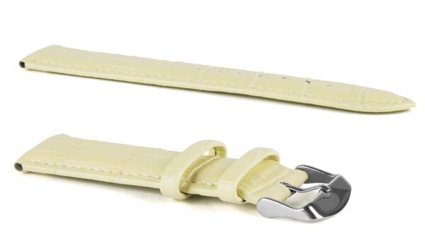 Pasek skórzany C4 - kremowy - 20 mm
