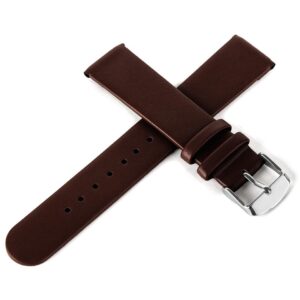 Pasek skórzany C5 - ciemny brąz - 12 mm