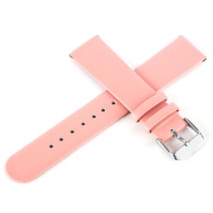 Pasek skórzany C5 - rózowy - 20 mm