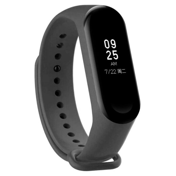Pasek silikonowy - do Xiaomi Mi Band 5/6 - czarny