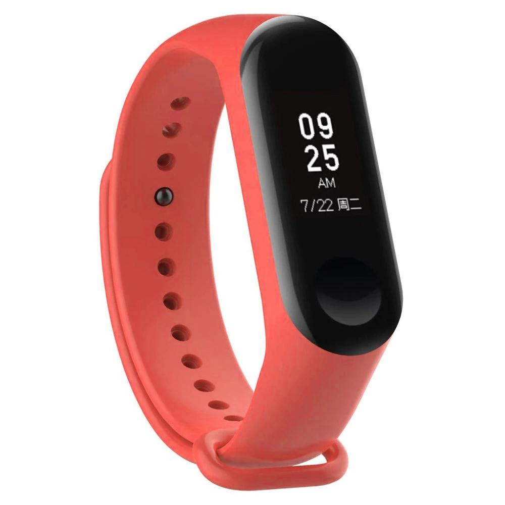 Pasek silikonowy - do Xiaomi Mi Band 5/6 - czerwony