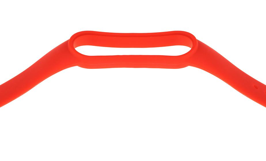 Pasek silikonowy - do Xiaomi Mi Band 5/6 - czerwony