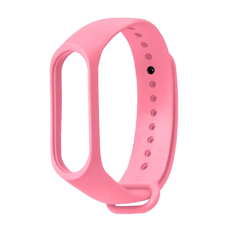 Pasek silikonowy - do Xiaomi Mi Band 5/6 - różowy