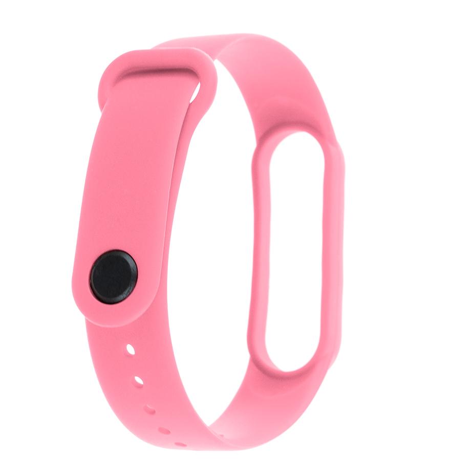 Pasek silikonowy - do Xiaomi Mi Band 5/6 - różowy